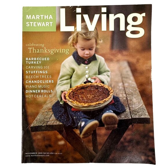 2 Martha Stewart Living Magazines May & November 1999 Thanksgiving Recipes Home - Picture 5 of 10